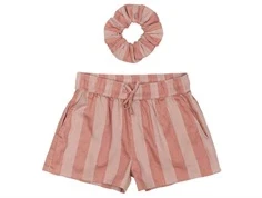 Rosastribet shorts og scrunchie fra The New TN6304 old rose striped